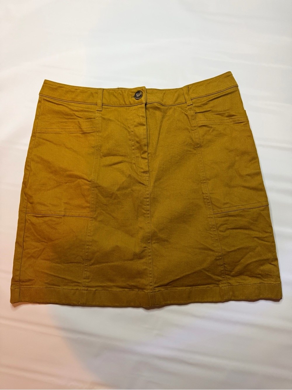 Boden Women’s Tan Utility Mini Skirt Size 12